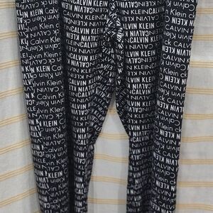 Calvin Klein Black and White Pajama Set Intimates Sleepwear